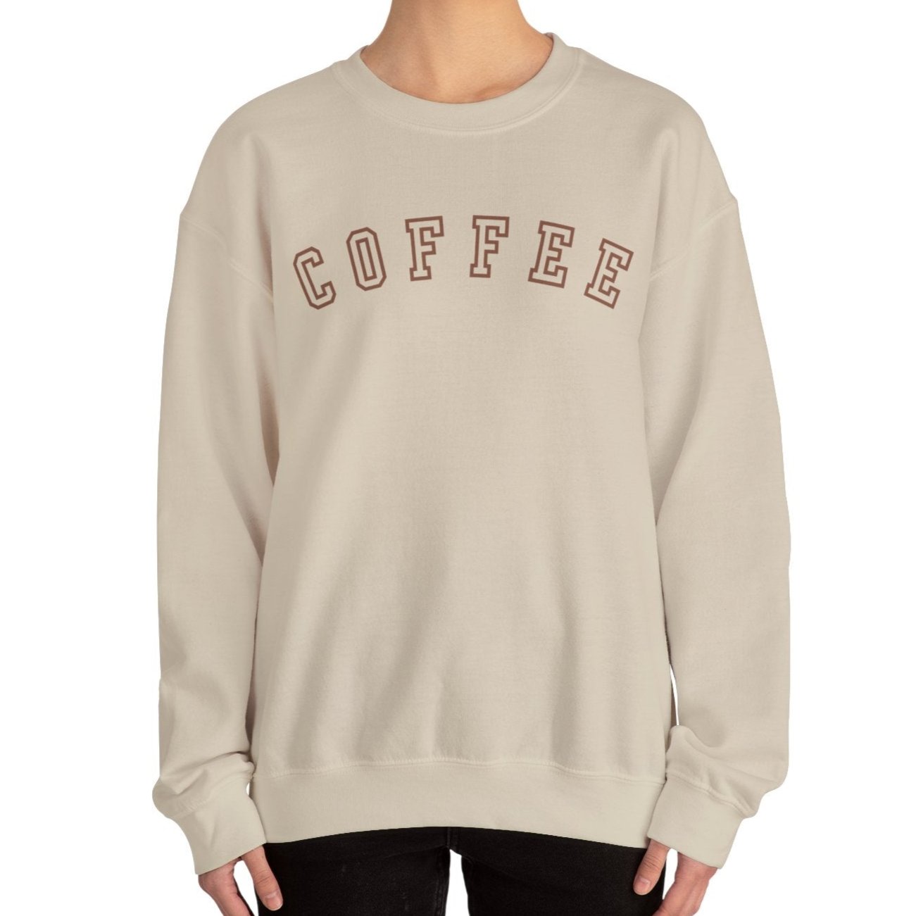 Coffee Athletic Crewneck Sweatshirt