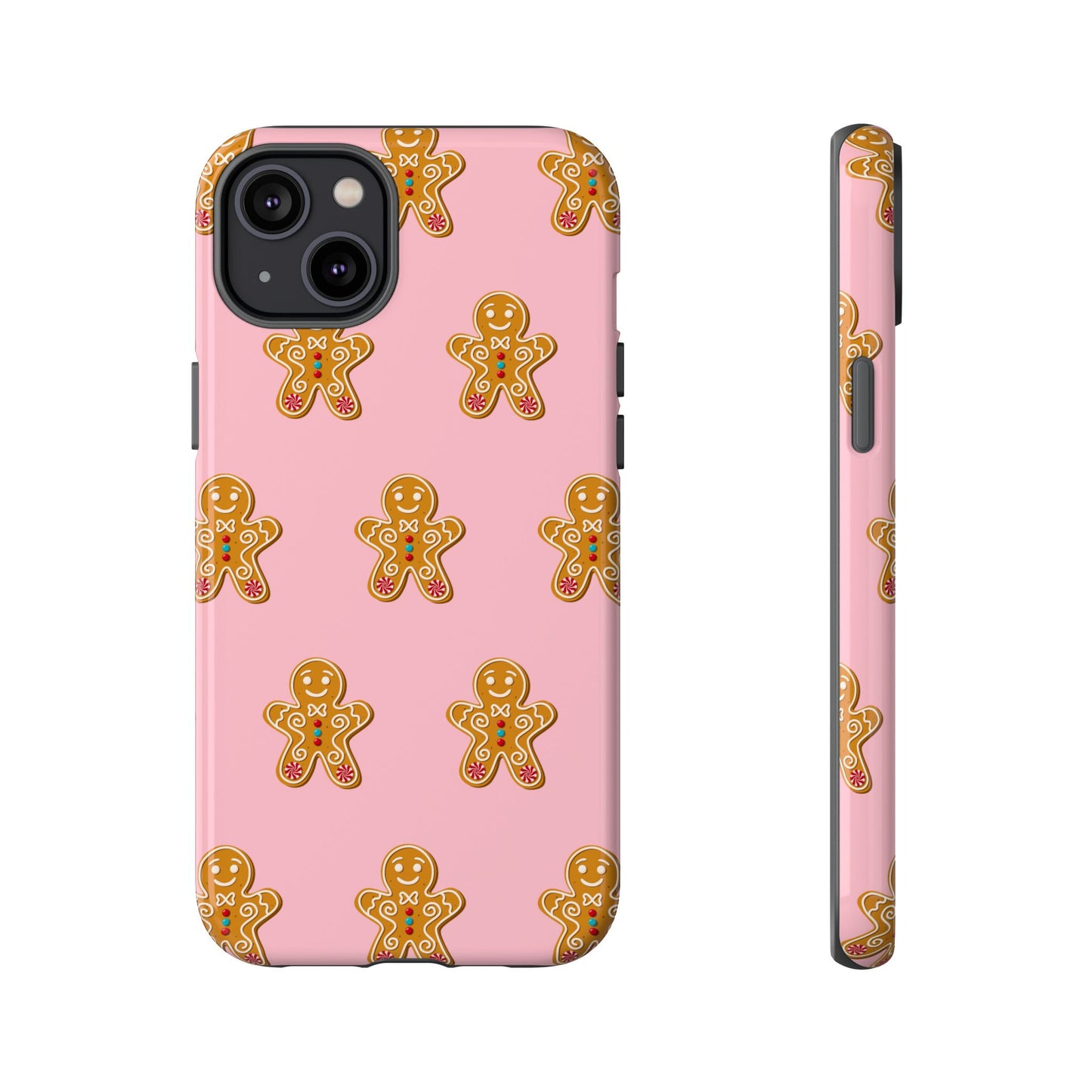 Gingerbread- Pink Durable iPhone Case - Shophippiesonly