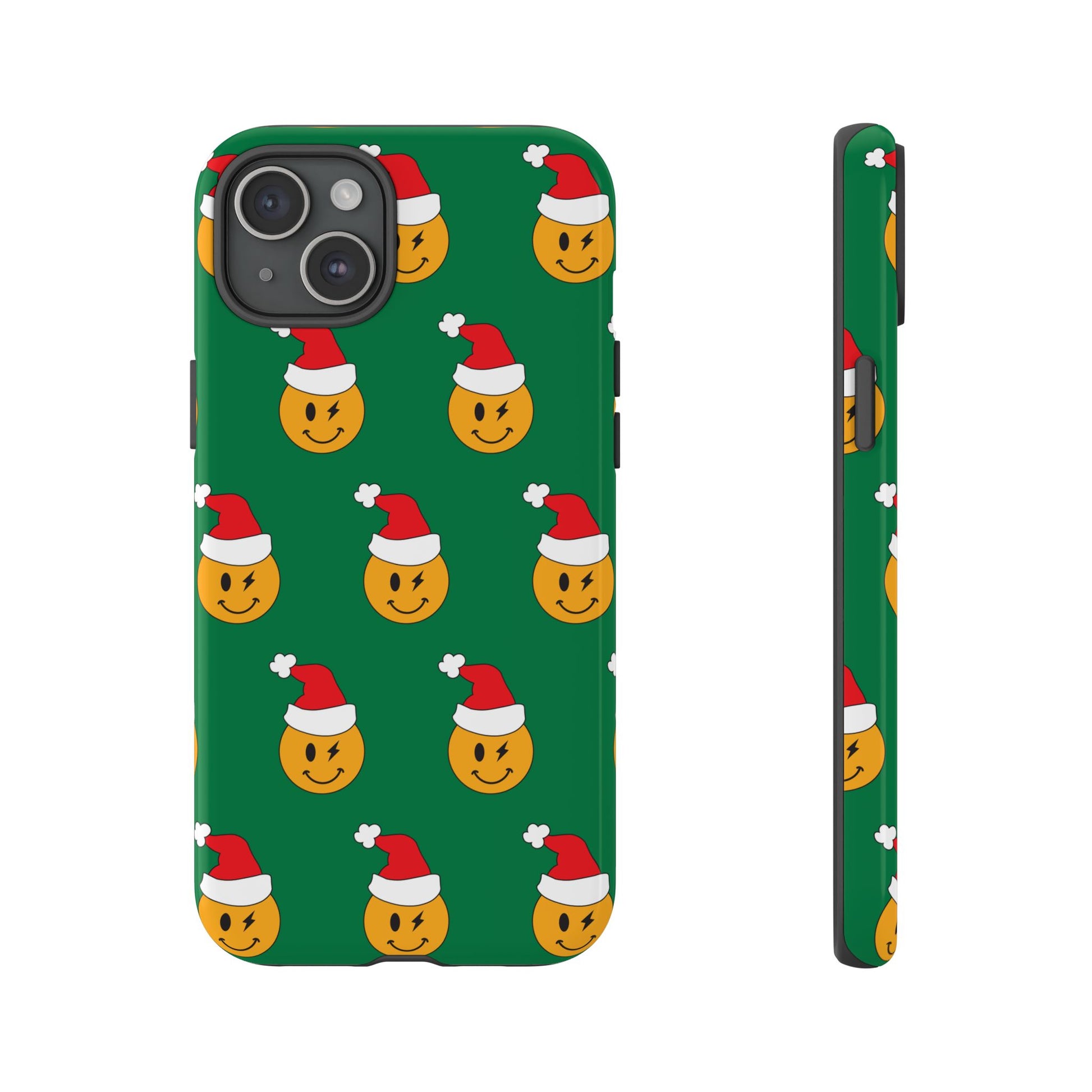 Smiley Santa Holiday iPhone Case - Shophippiesonly