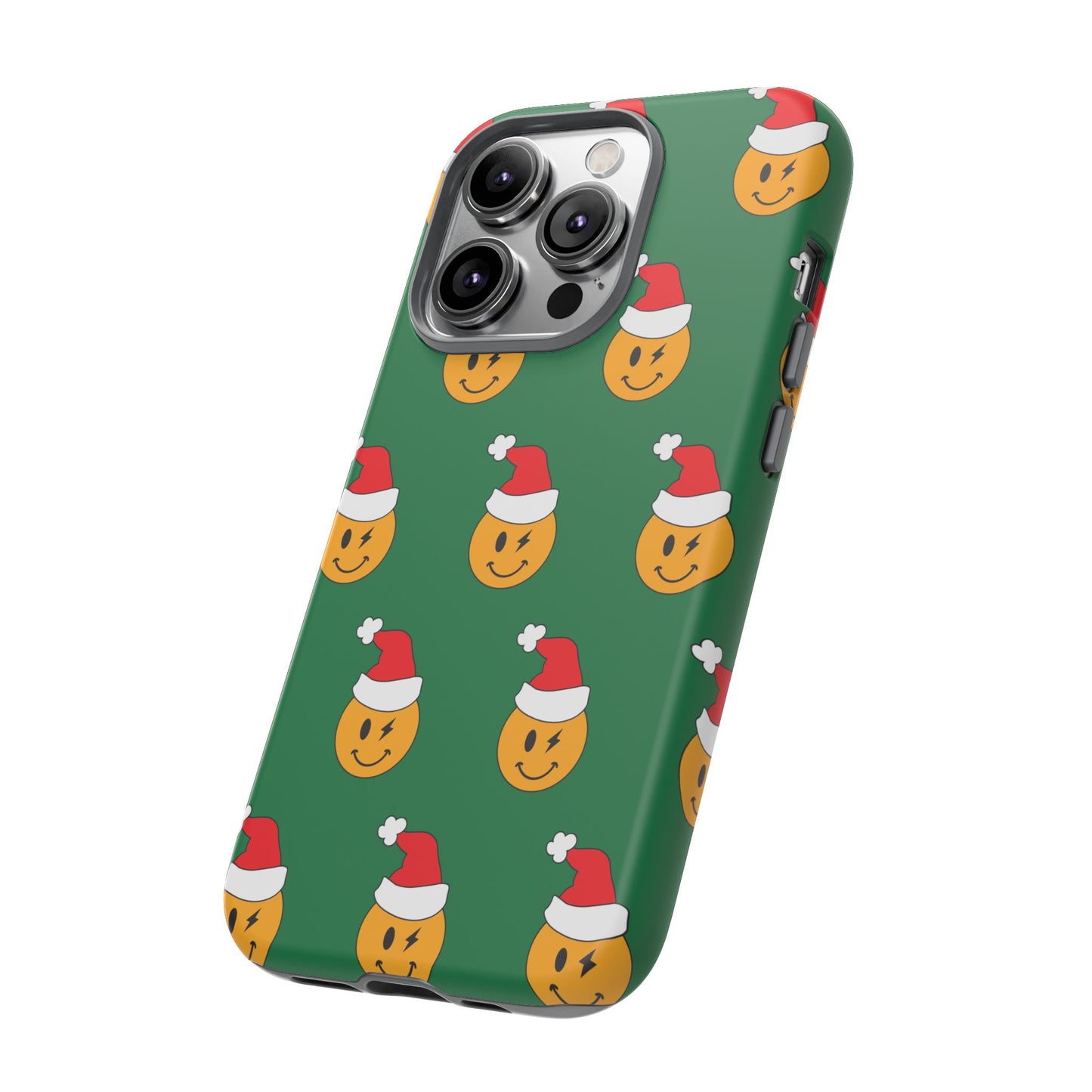 Smiley Santa Holiday iPhone Case - Shophippiesonly