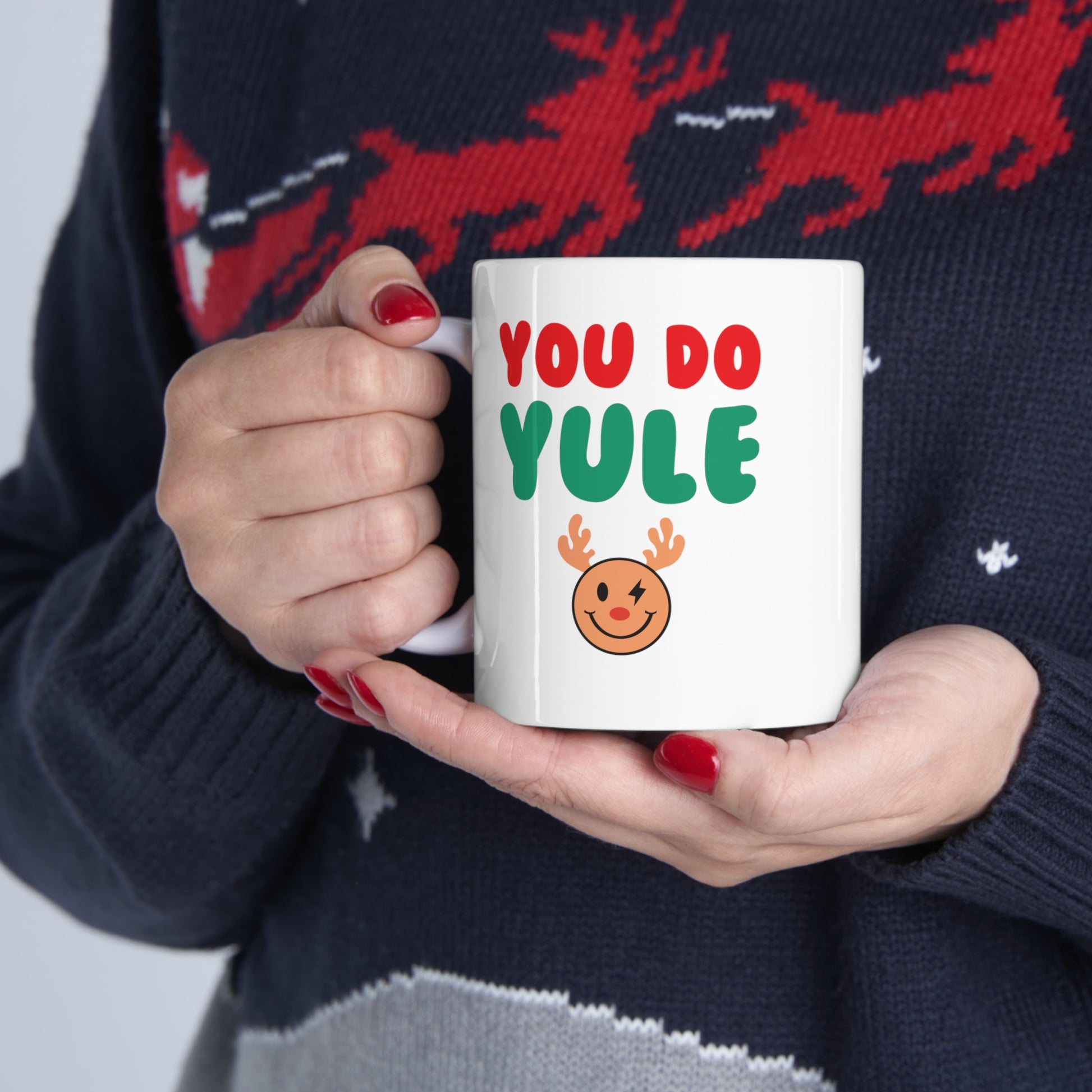 You Do Yule Ceramic Mug 11oz - Shophippiesonly