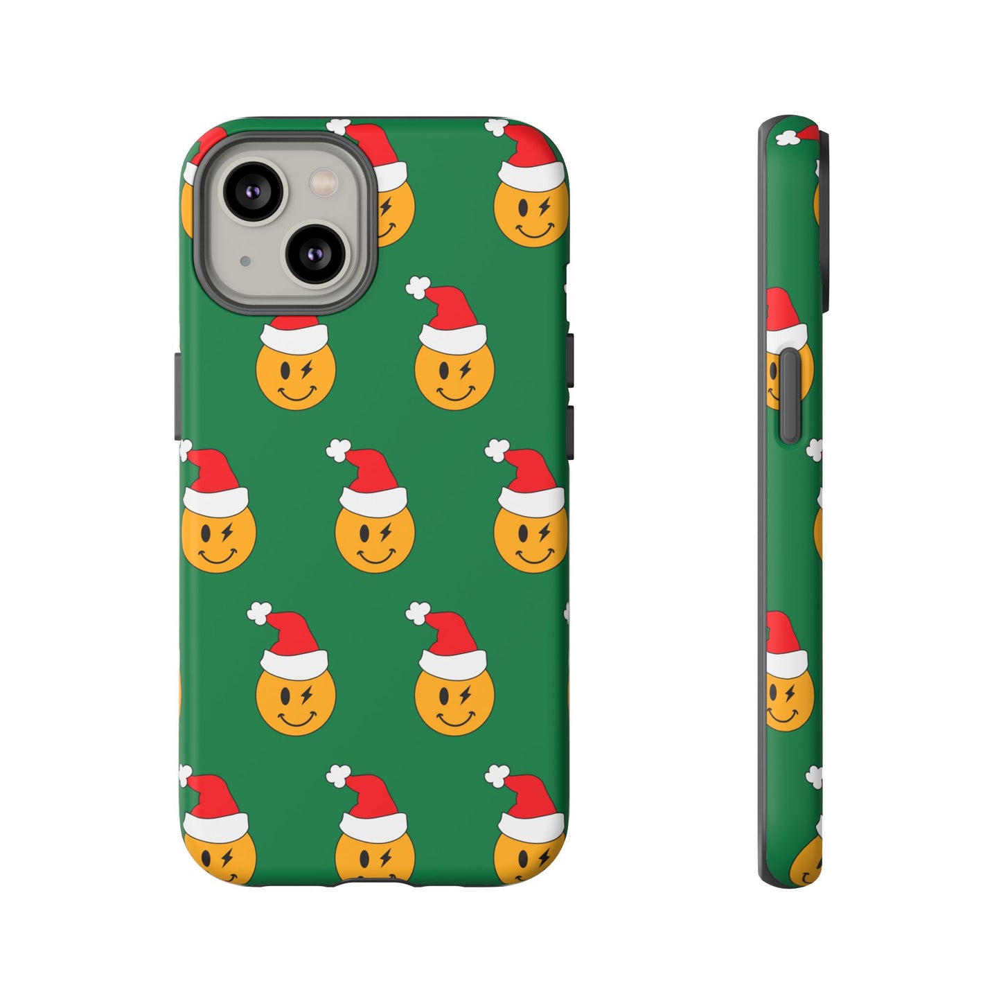 Smiley Santa Holiday iPhone Case - Shophippiesonly