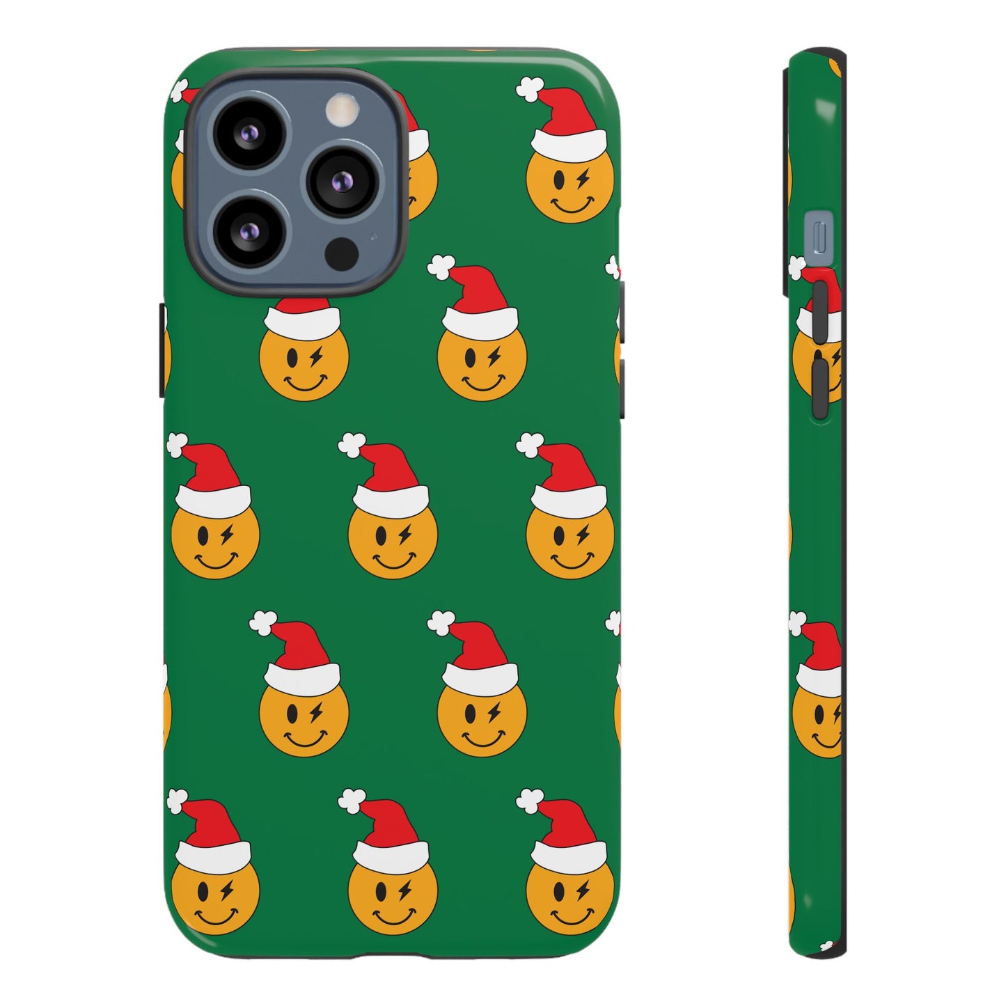 Smiley Santa Holiday iPhone Case - Shophippiesonly