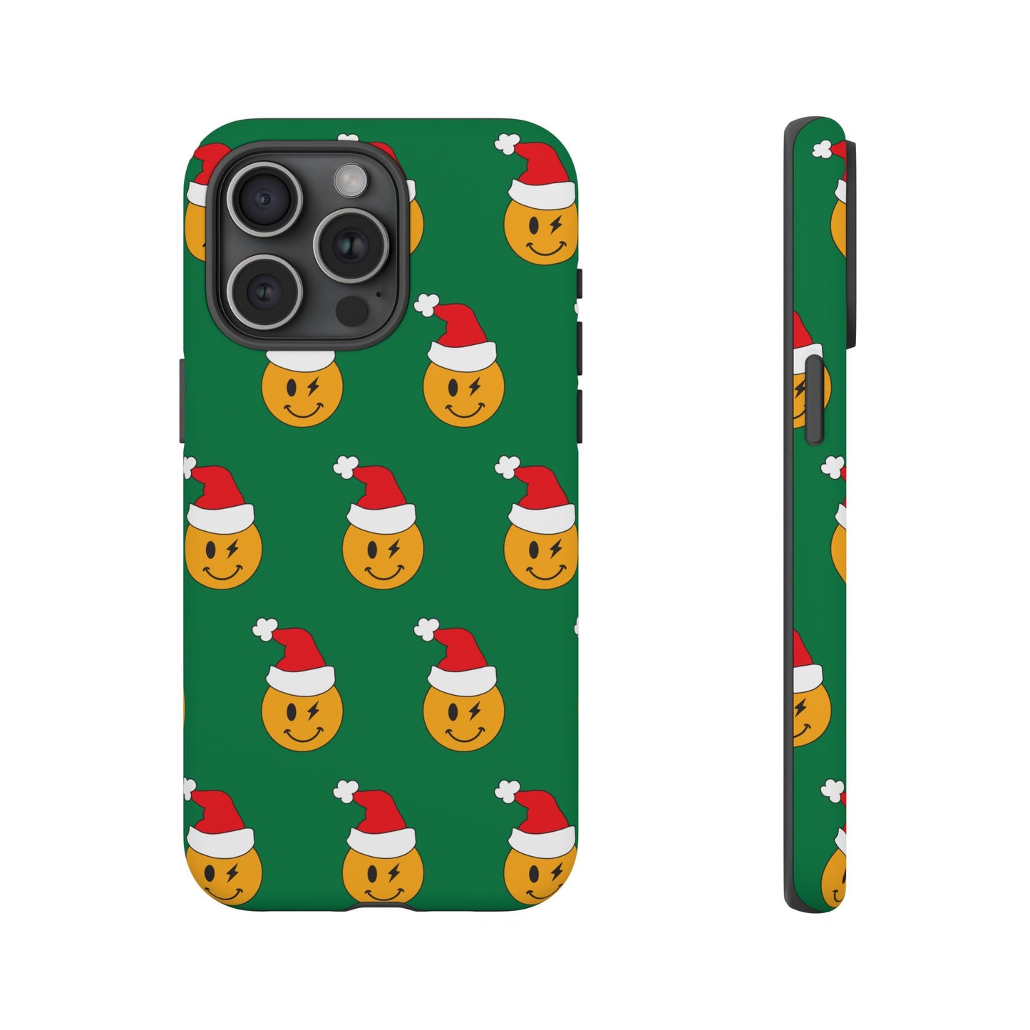 Smiley Santa Holiday iPhone Case - Shophippiesonly