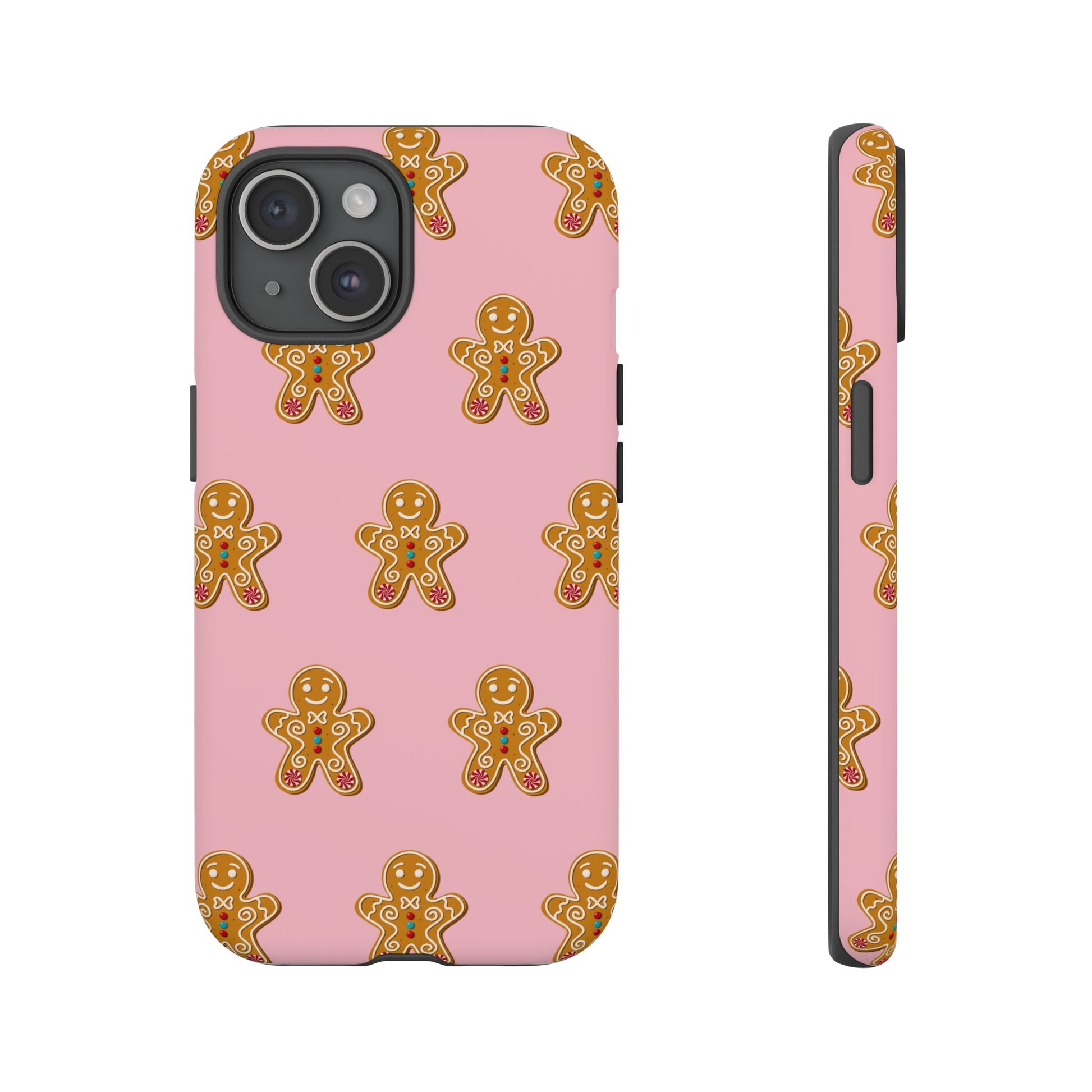 Gingerbread- Pink Durable iPhone Case - Shophippiesonly