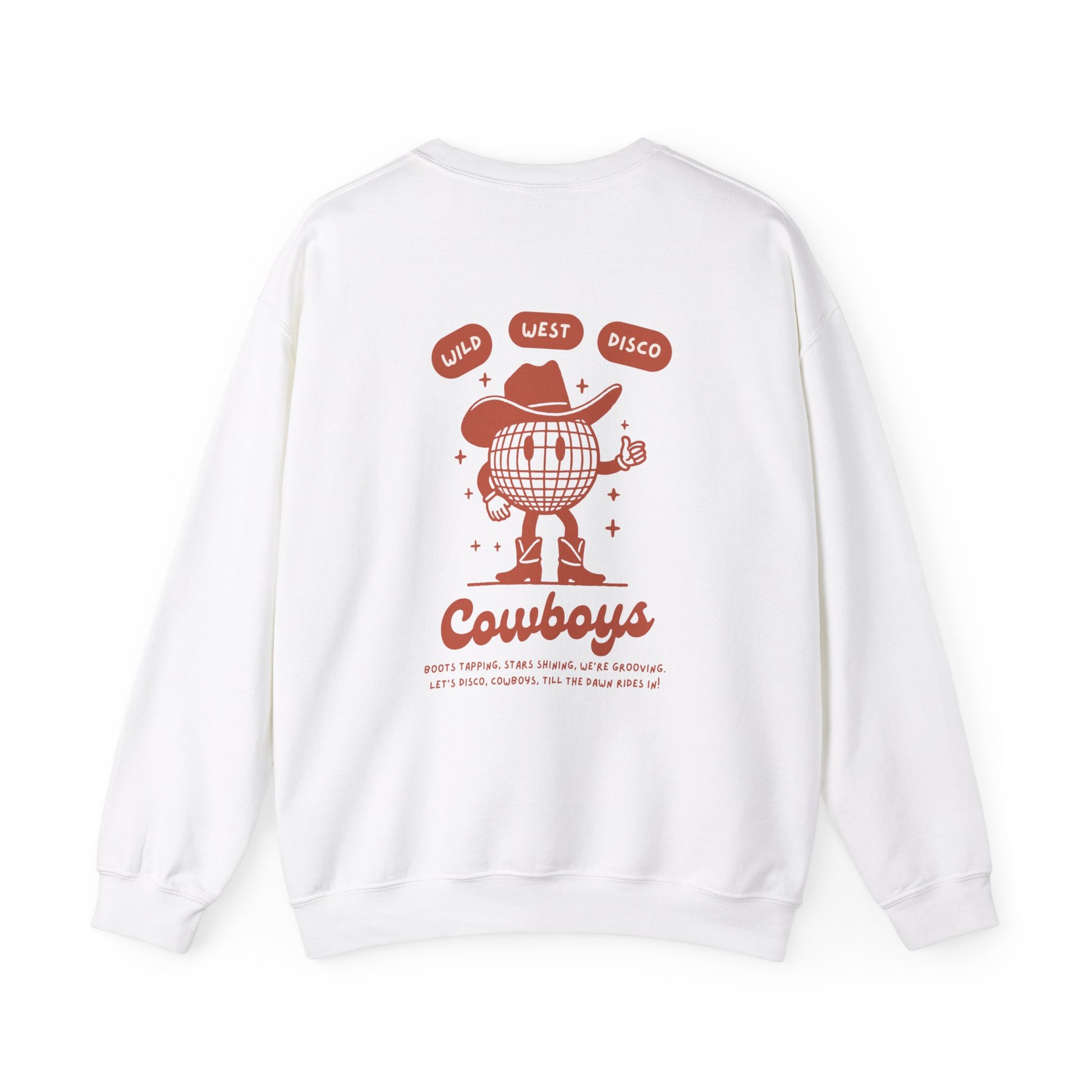 Disco Cowboy Crewneck Sweatshirt - Shophippiesonly