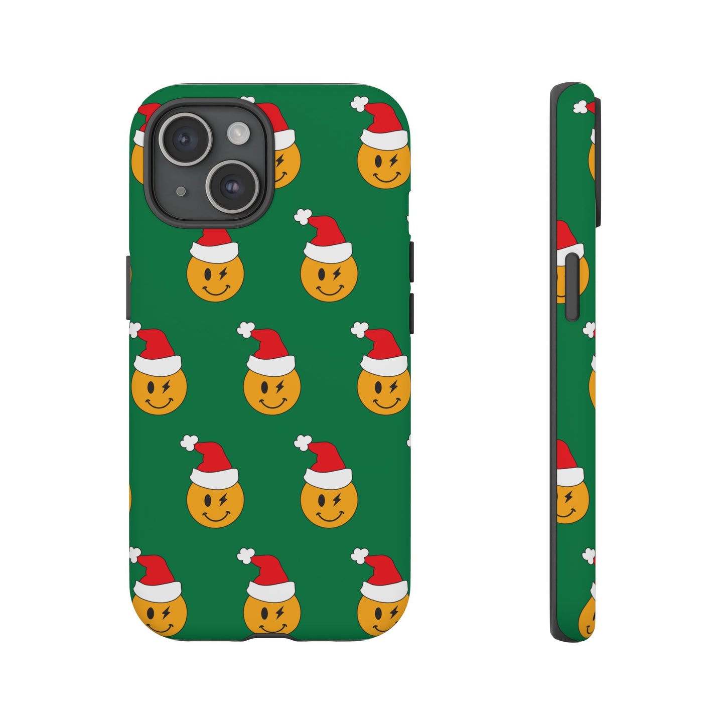 Smiley Santa Holiday iPhone Case - Shophippiesonly