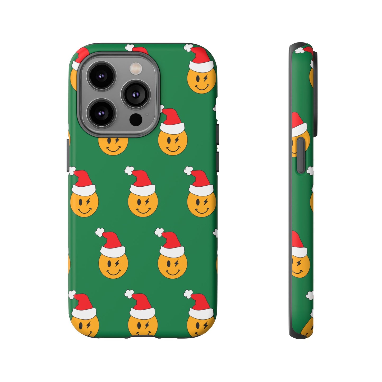 Smiley Santa Holiday iPhone Case - Shophippiesonly