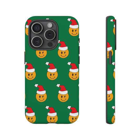 Smiley Santa Holiday iPhone Case - Shophippiesonly