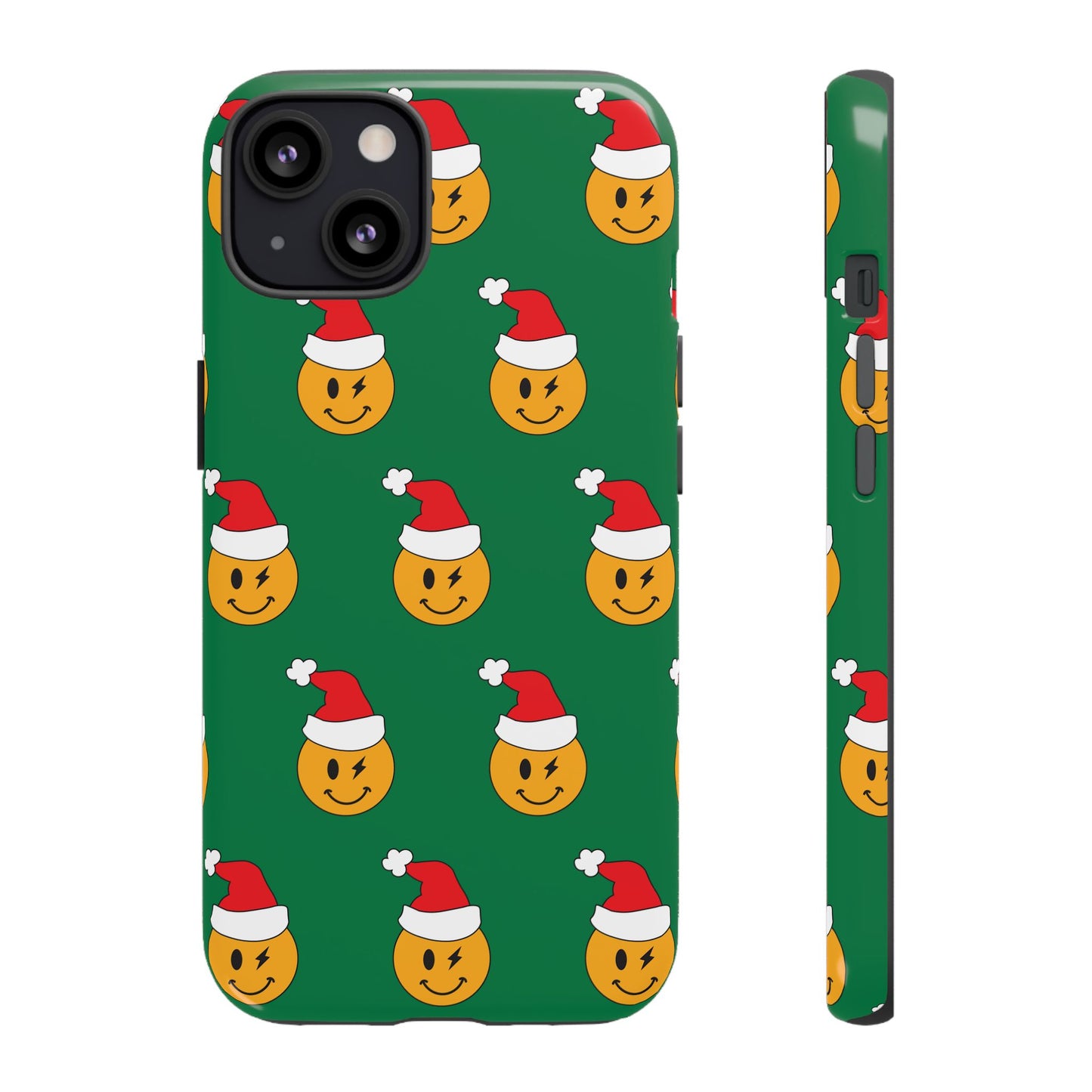 Smiley Santa Holiday iPhone Case - Shophippiesonly