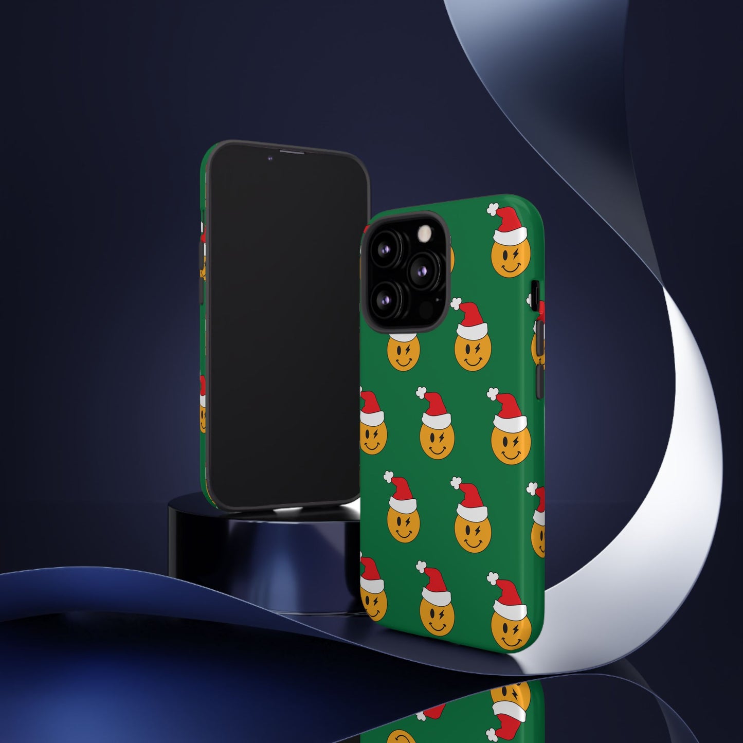 Smiley Santa Holiday iPhone Case - Shophippiesonly