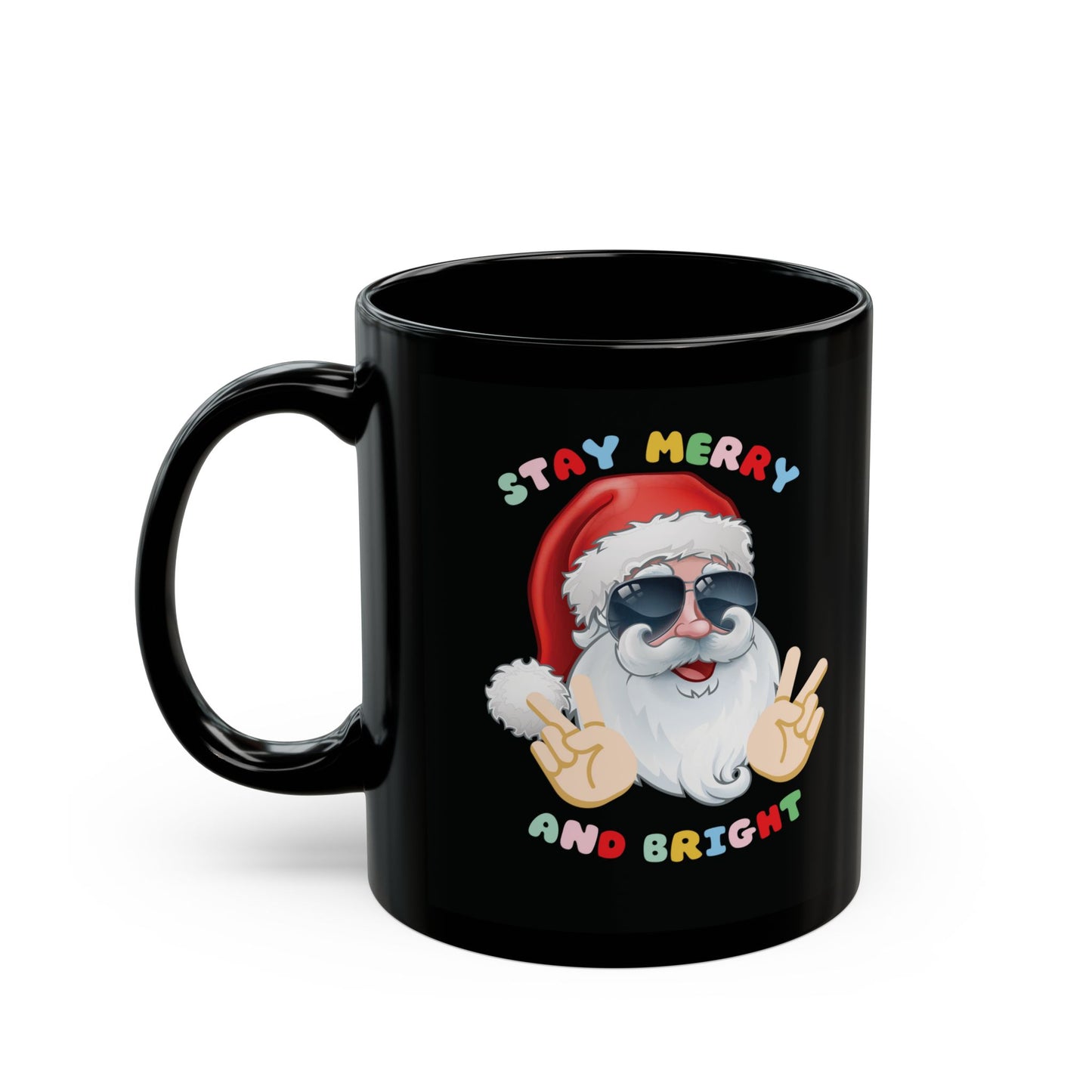 Stay Merry and Bright 11oz Mug - Shophippiesonly