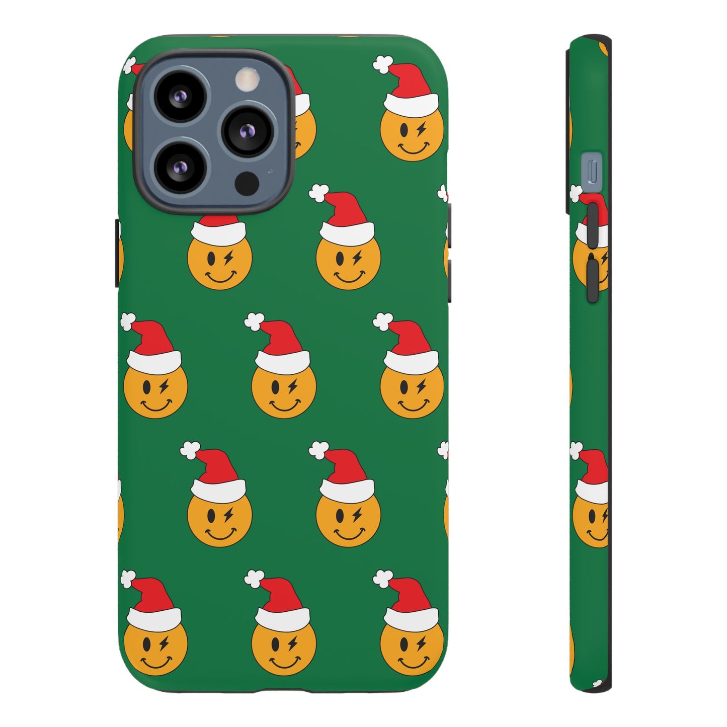 Smiley Santa Holiday iPhone Case - Shophippiesonly