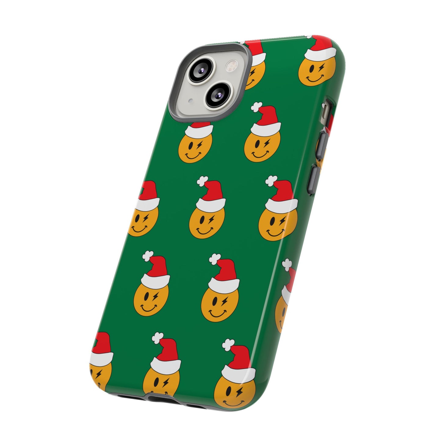 Smiley Santa Holiday iPhone Case - Shophippiesonly