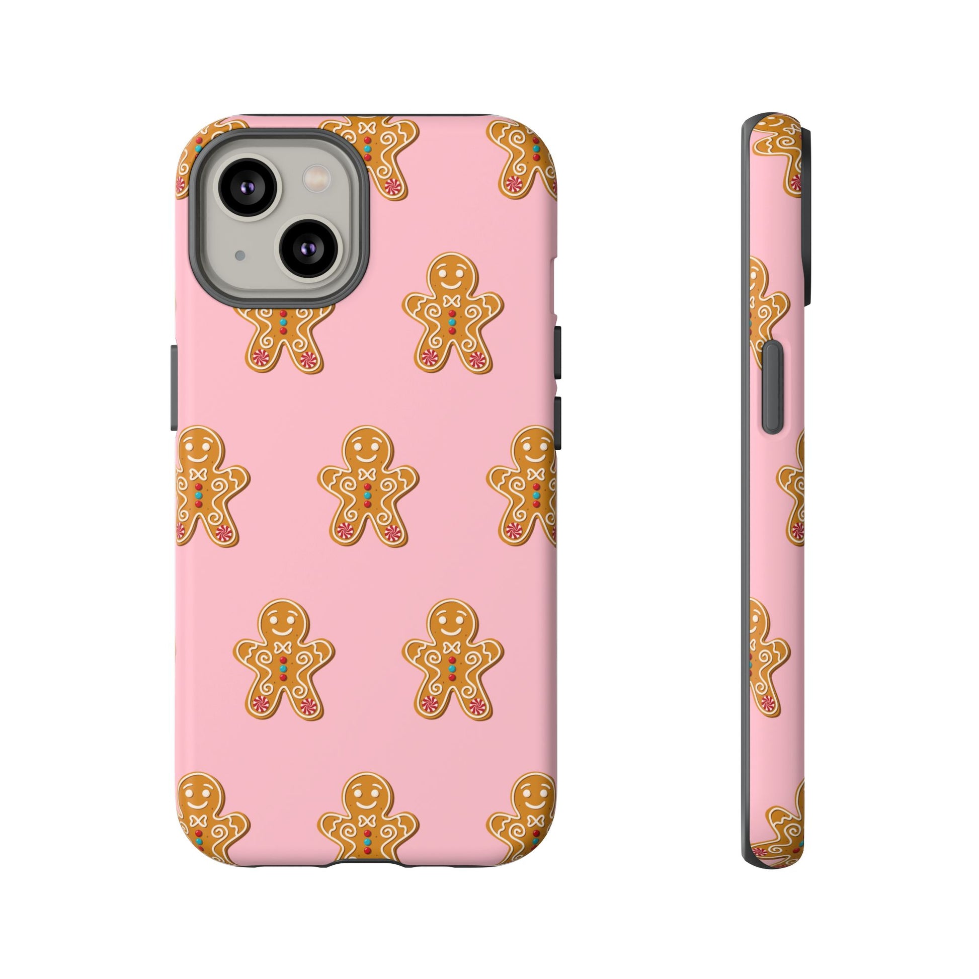 Gingerbread- Pink Durable iPhone Case - Shophippiesonly