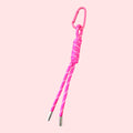 Neon Pink Paracord Bag Charm - Shophippiesonly