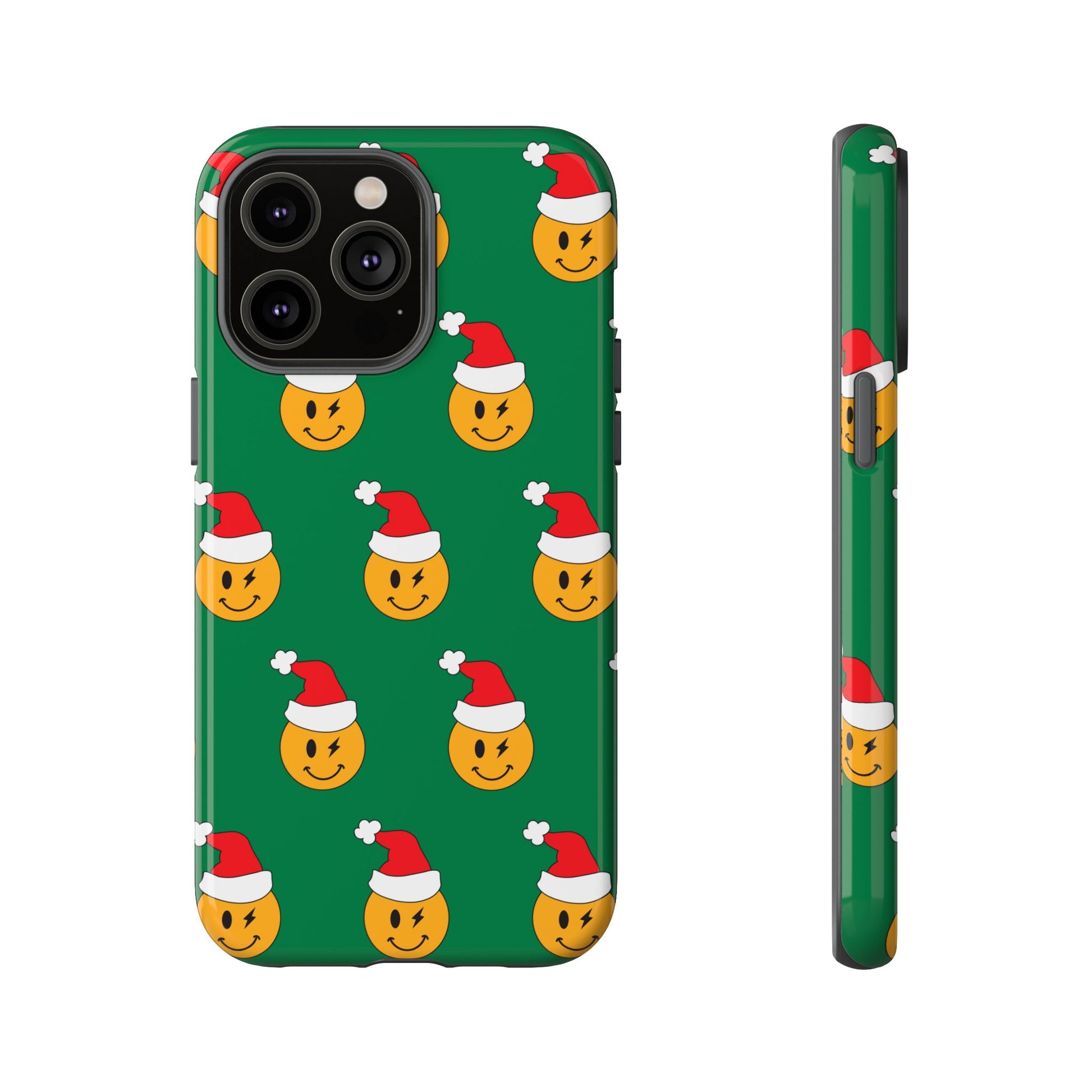 Smiley Santa Holiday iPhone Case - Shophippiesonly