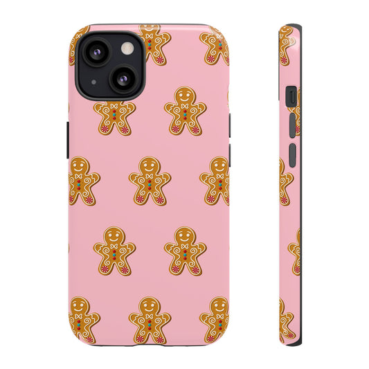 Gingerbread- Pink Durable iPhone Case - Shophippiesonly