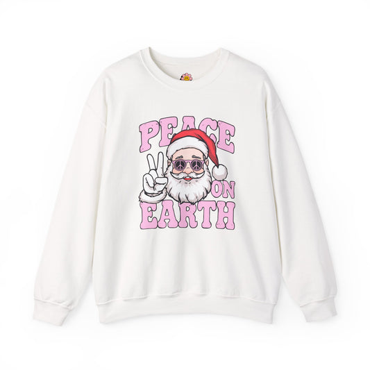 Peace on Earth Santa Crewneck Sweatshirt