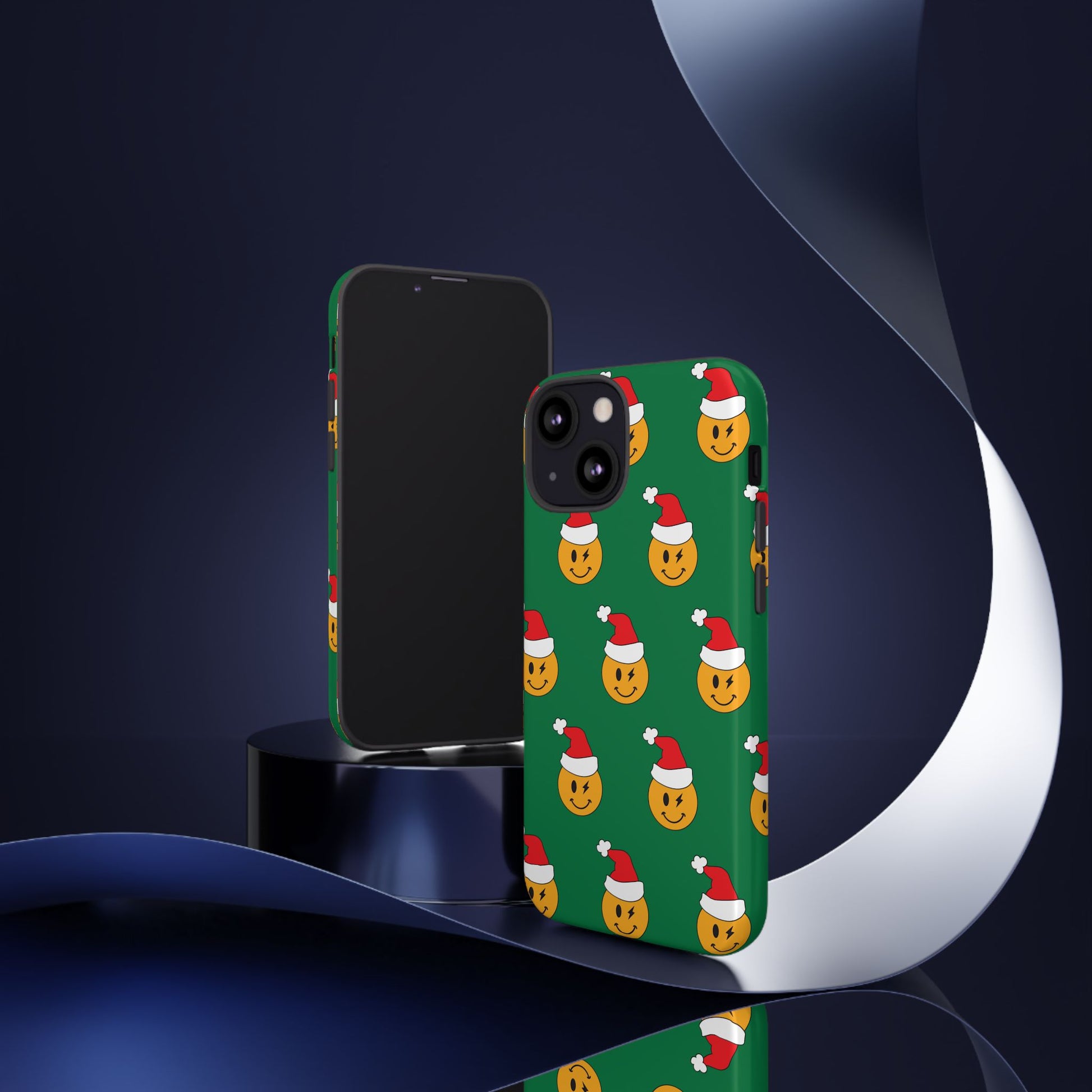 Smiley Santa Holiday iPhone Case - Shophippiesonly