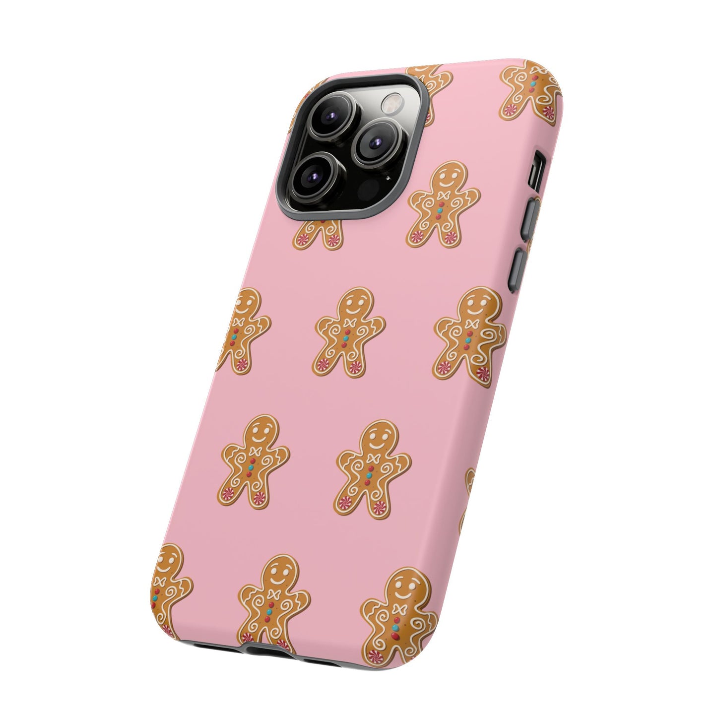 Gingerbread- Pink Durable iPhone Case - Shophippiesonly