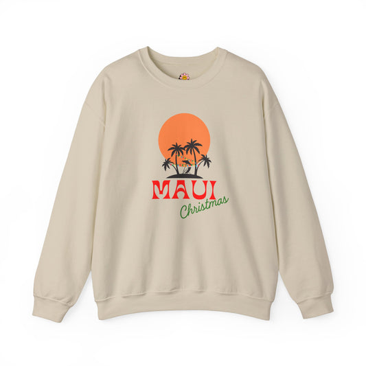 Maui Christmas Crewneck Sweatshirt - Shophippiesonly