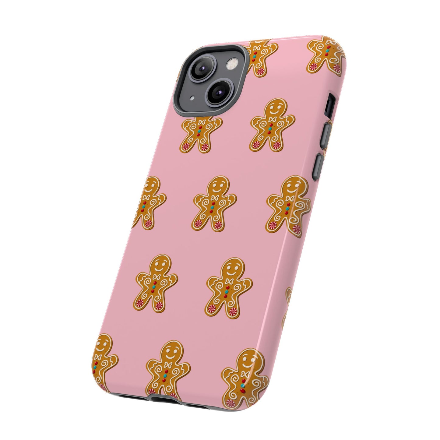 Gingerbread- Pink Durable iPhone Case - Shophippiesonly