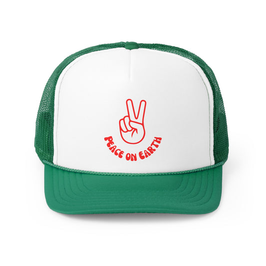 Peace on Earth Classic Trucker Hat - Shophippiesonly