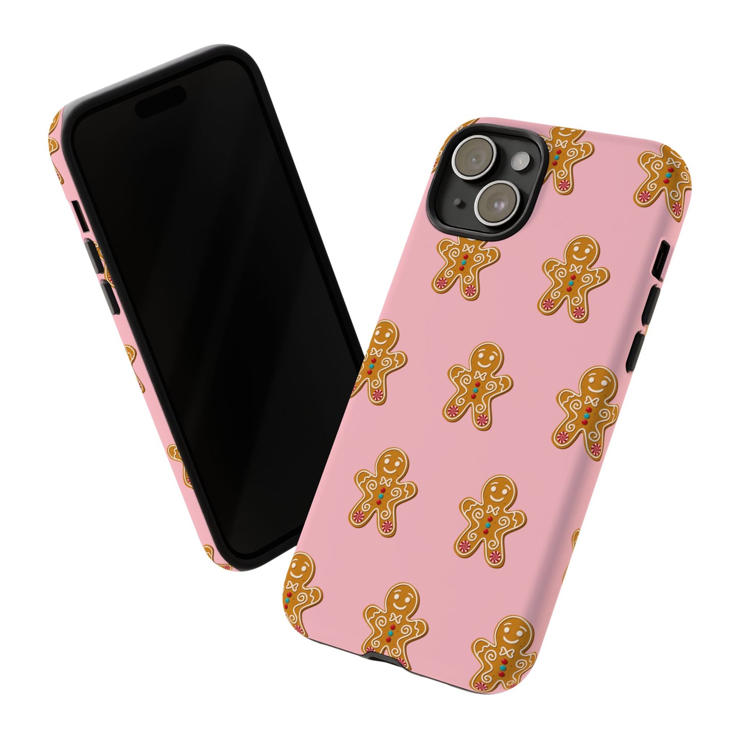 Gingerbread- Pink Durable iPhone Case - Shophippiesonly