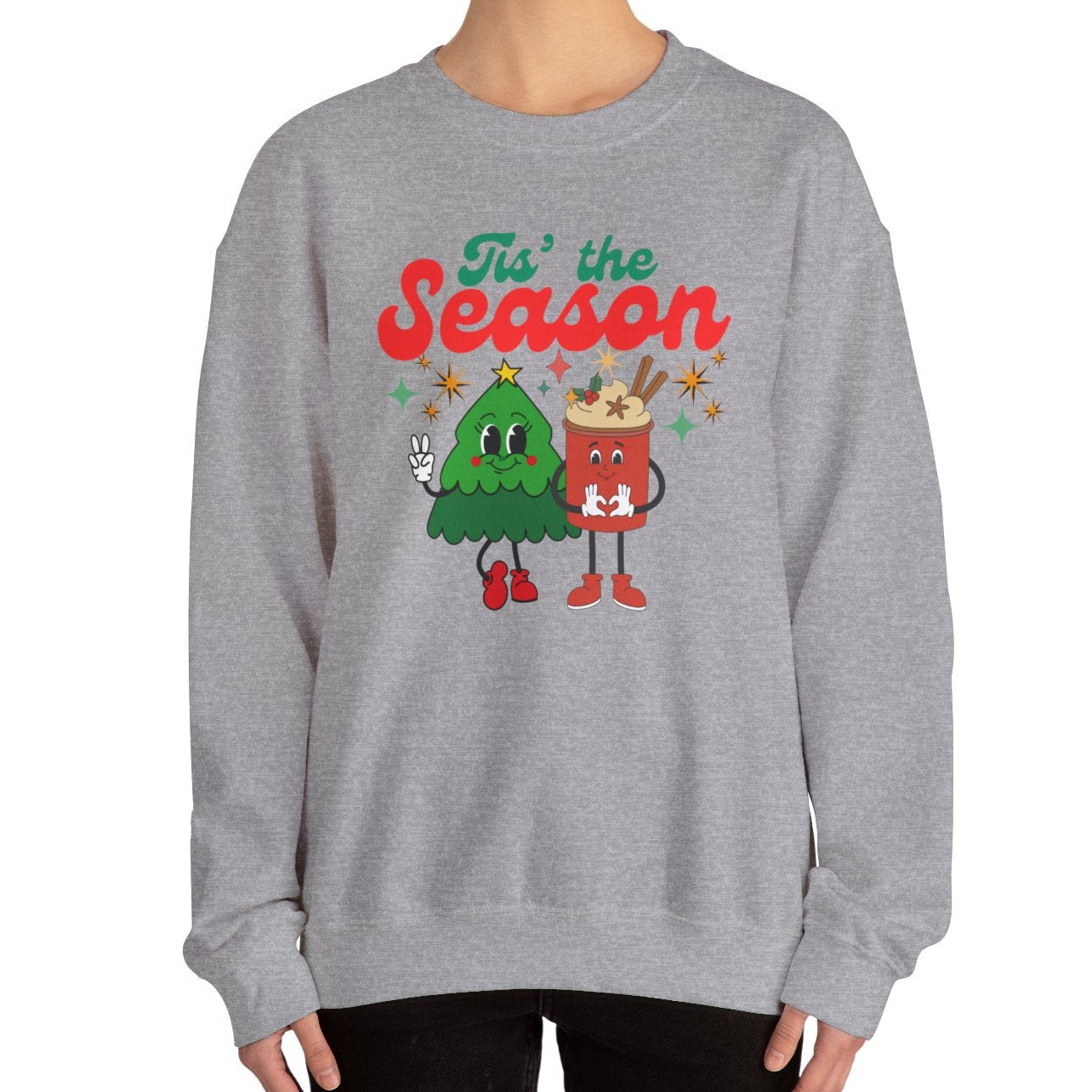 Tis the Season Crewneck Sweatshirt - Shophippiesonly