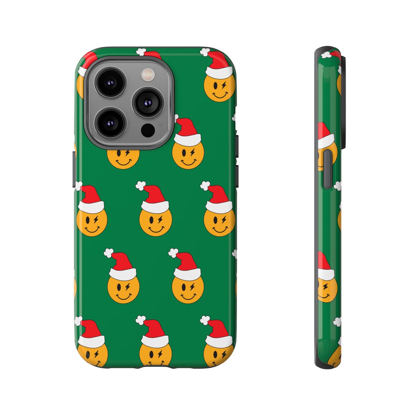 Smiley Santa Holiday iPhone Case - Shophippiesonly