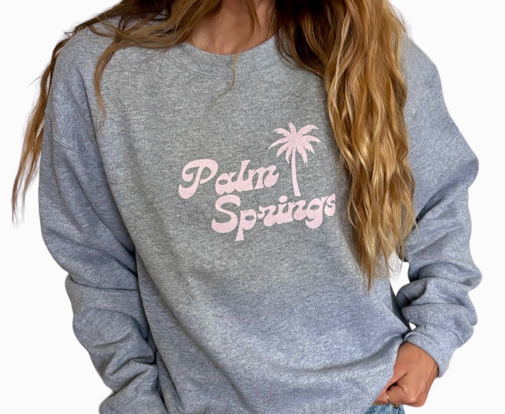 Palm Springs Crewneck Sweatshirt - Shophippiesonly