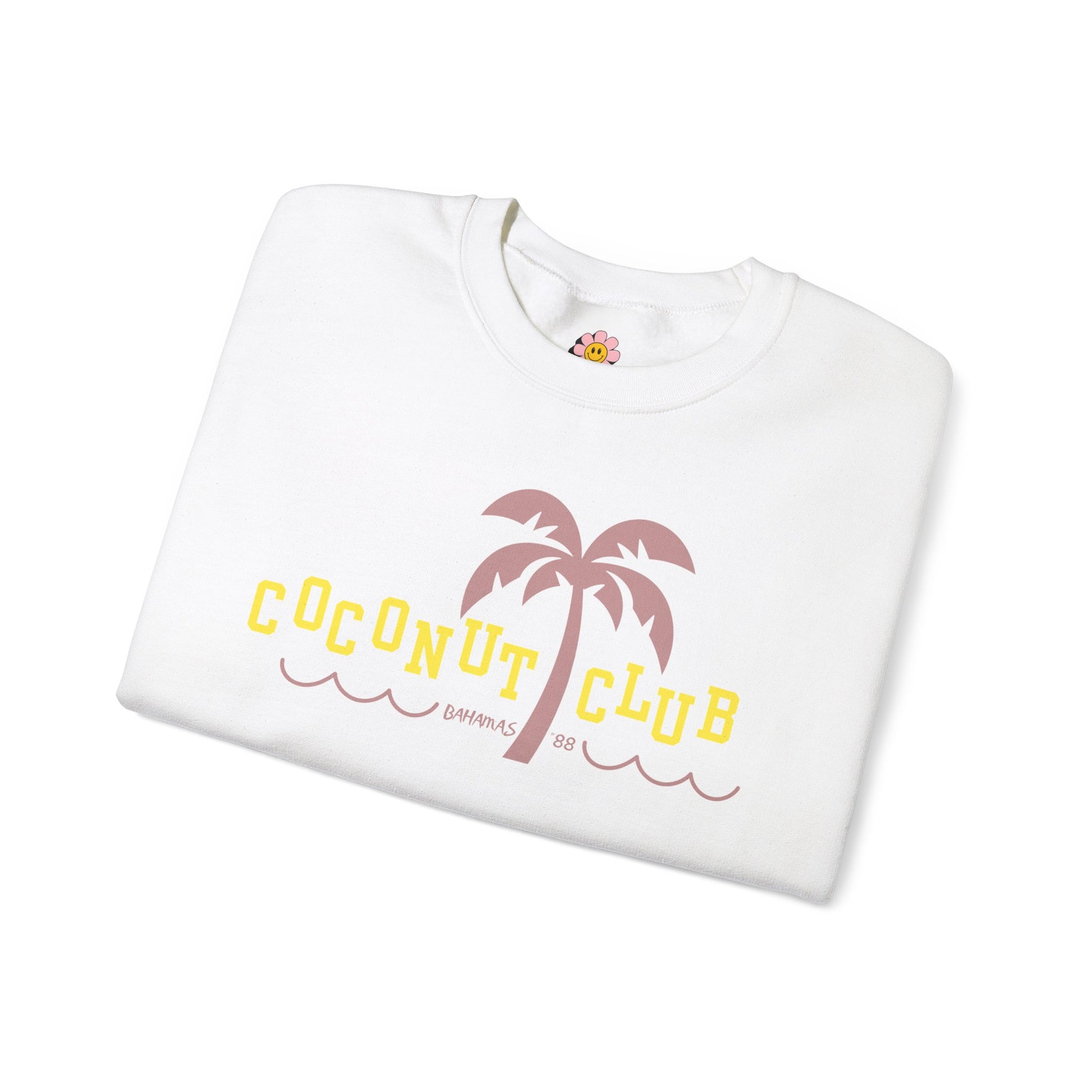 Coconut Club Crewneck Sweatshirt - Shophippiesonly