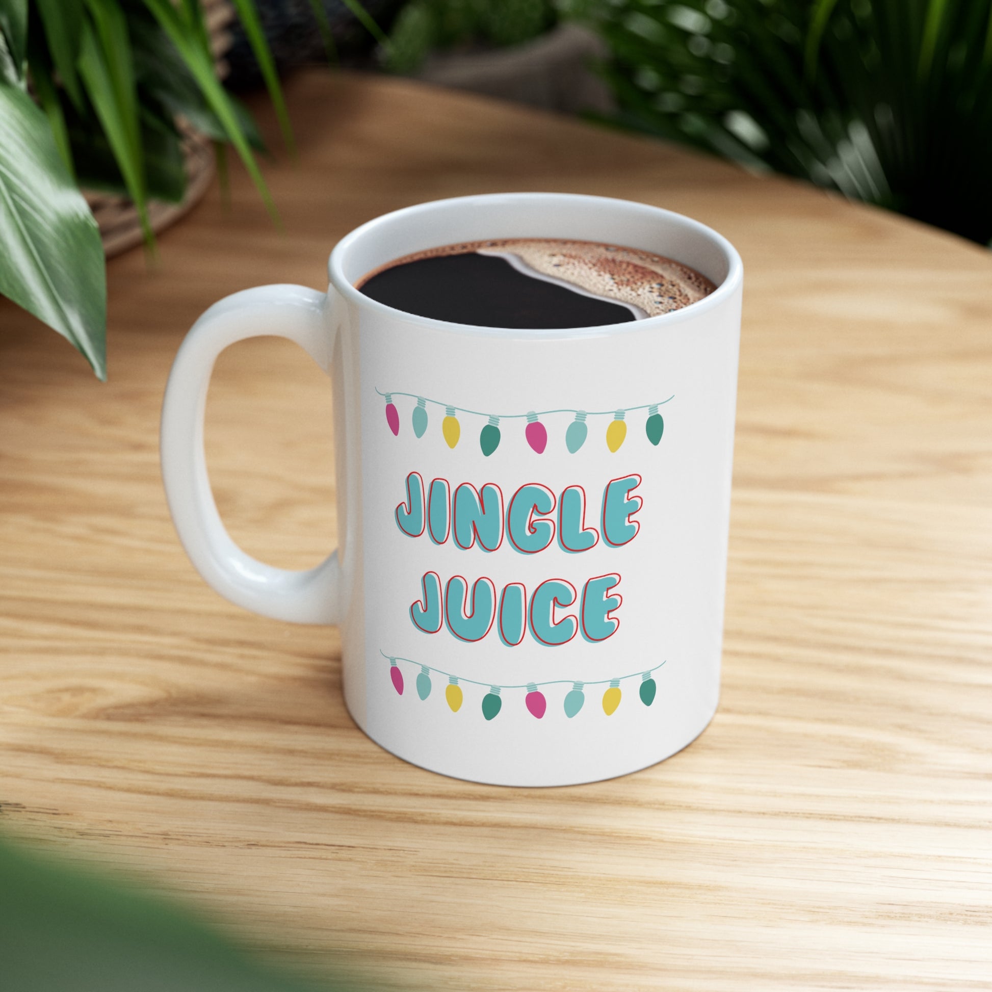 Jingle Juice Ceramic Mug 11oz - Shophippiesonly