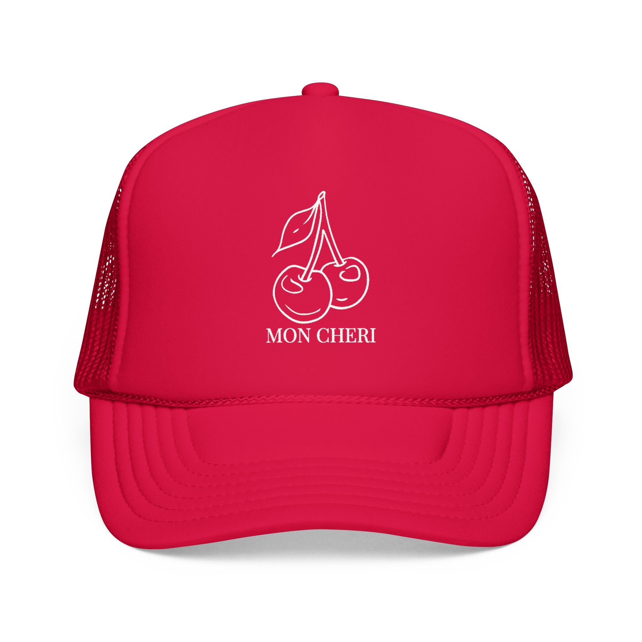 Mon Cheri Classic Foam Red Cherries Trucker Hat