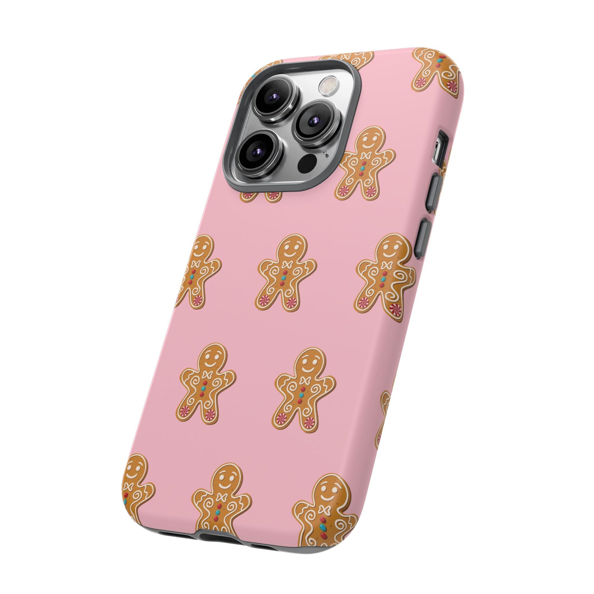 Gingerbread- Pink Durable iPhone Case - Shophippiesonly