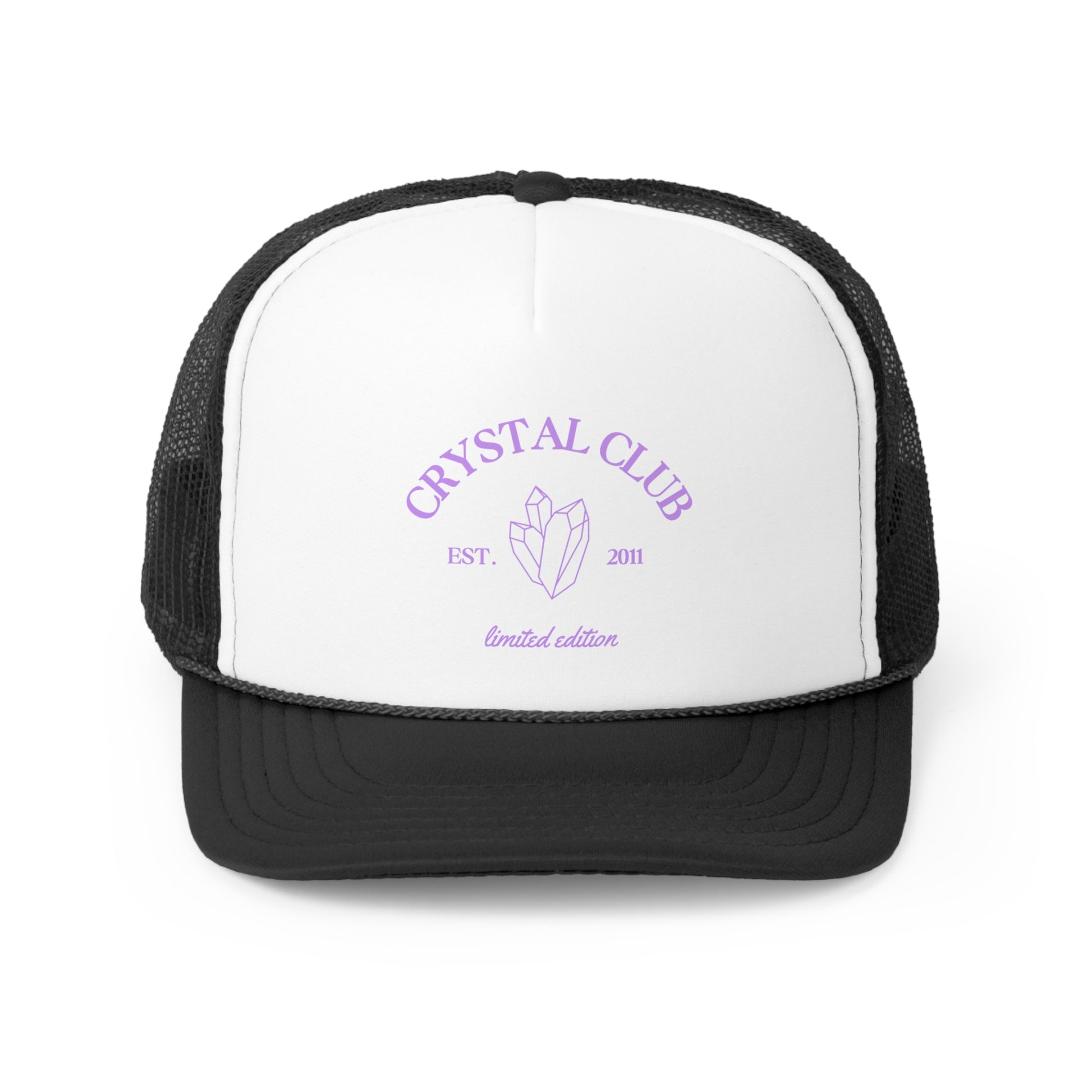 Crystal Club Trucker Hat - Shophippiesonly