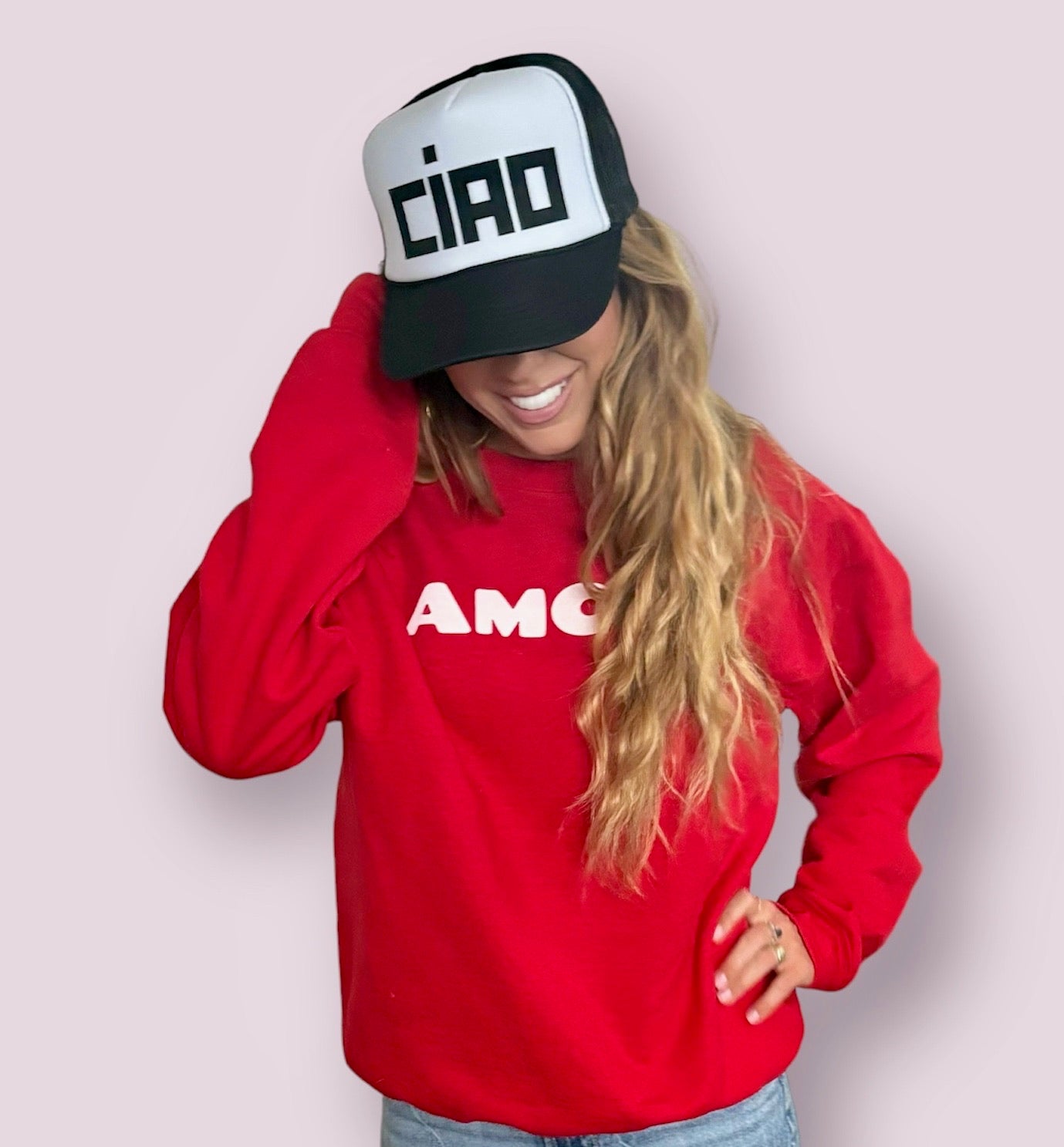 Amore Crewneck Sweatshirt - Shophippiesonly