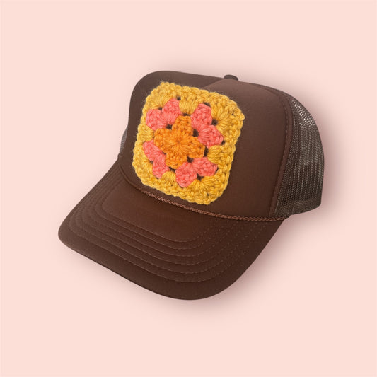 Granny Square Trucker - Shophippiesonly