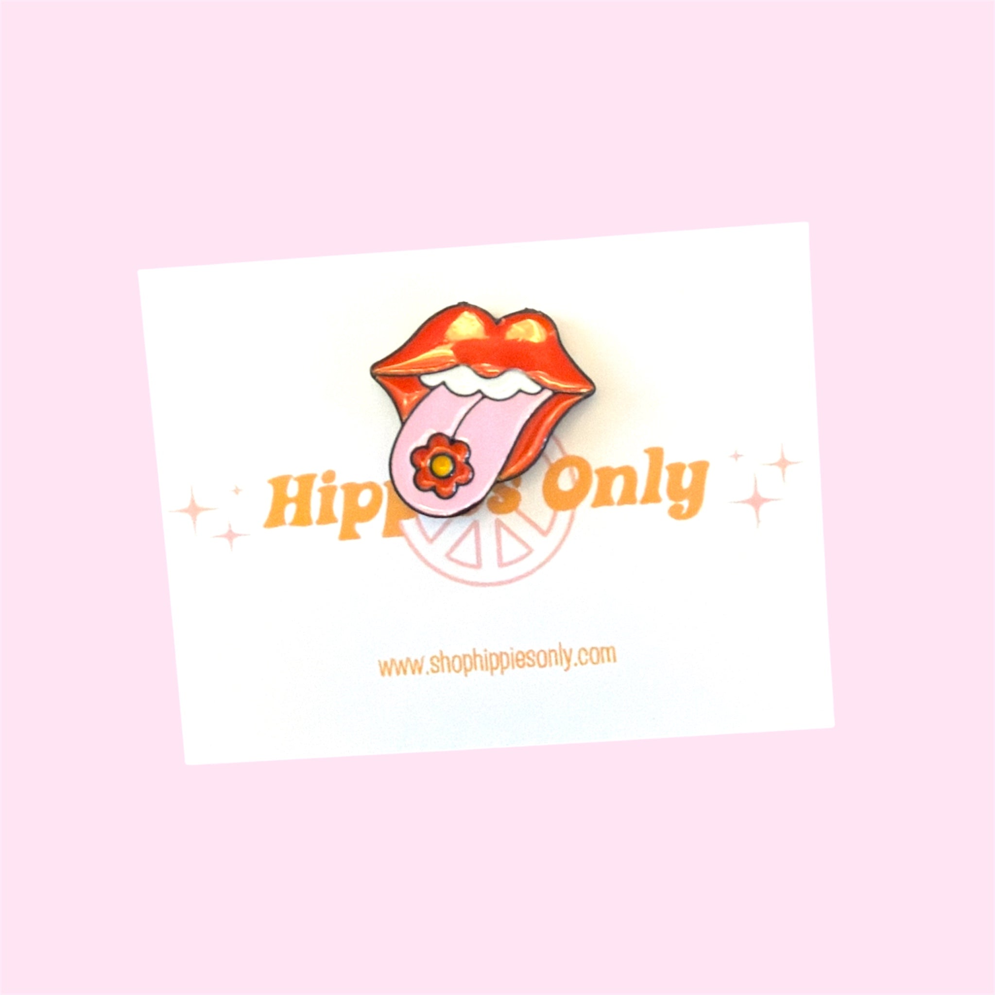 Stones Flower Enamel Pin