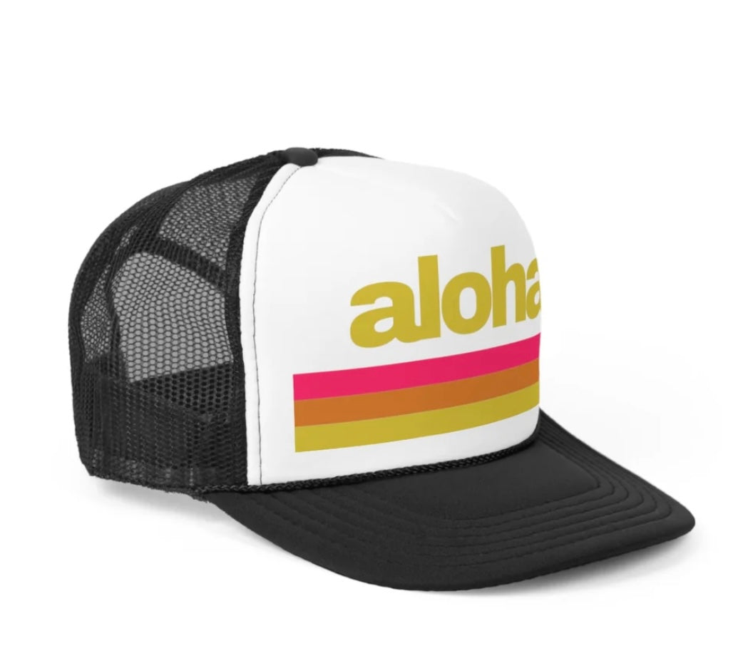 aloha trucker hat - Shophippiesonly